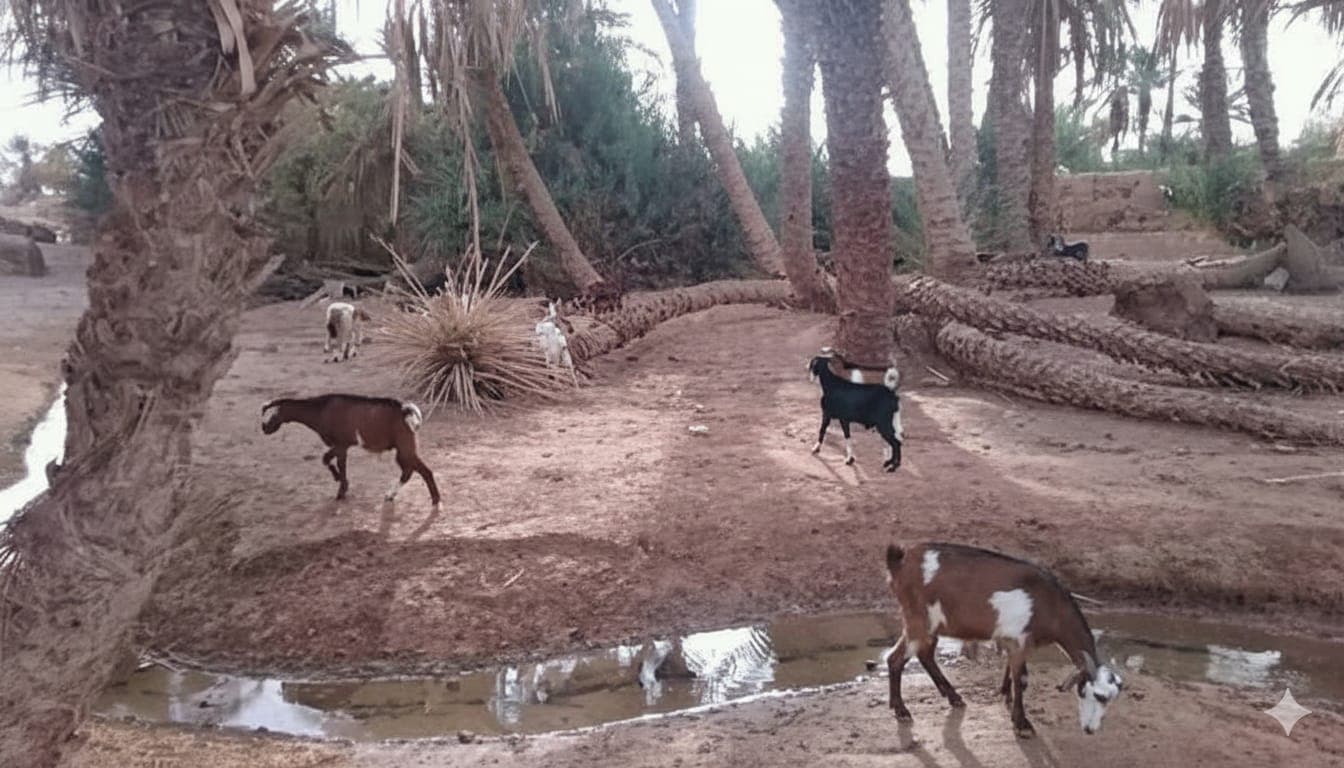 Oasis Visit - Sahara Desert Nights